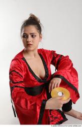 Woman Adult Average Martial art Standing poses Casual Latino